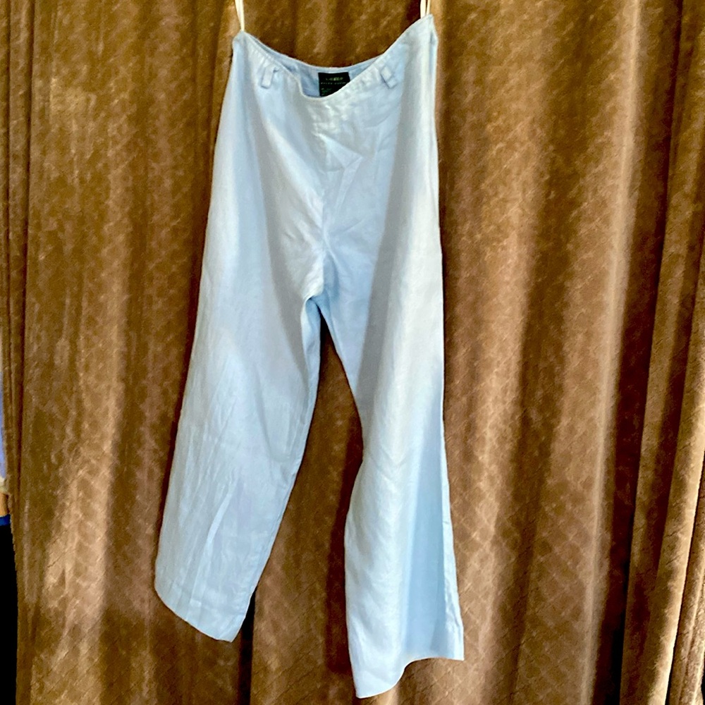 100% linen LAUREN, Ralph Lauren blue pants